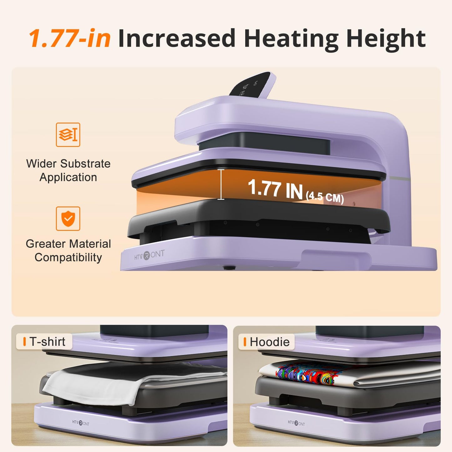 【Premium Bundle】 HTVRONT Automatic Heat Press 2 + HTVRONT Heat Press Accessories Kit + 2 Pack Cutting Mats 12x12 + 8 Pcs 3D Puff Vinyl + 10" x 8ft Gold Glitter HTV Heat Transfer Vinyl