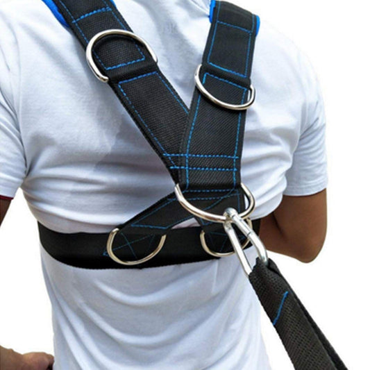 Speed Running Harness, Sturdy Sled Shoulder Harness, 3 Hooks Durable 5pcs Wear Nylon + Metal for Mountaineering Outdoor use