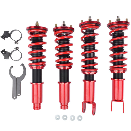 GELUOXI Coilover Height Adjustable Suspension Shocks Kit Replacement for Honda Civic 1988-2000 CRX 1988-1991 Acura Integra 1990-2001