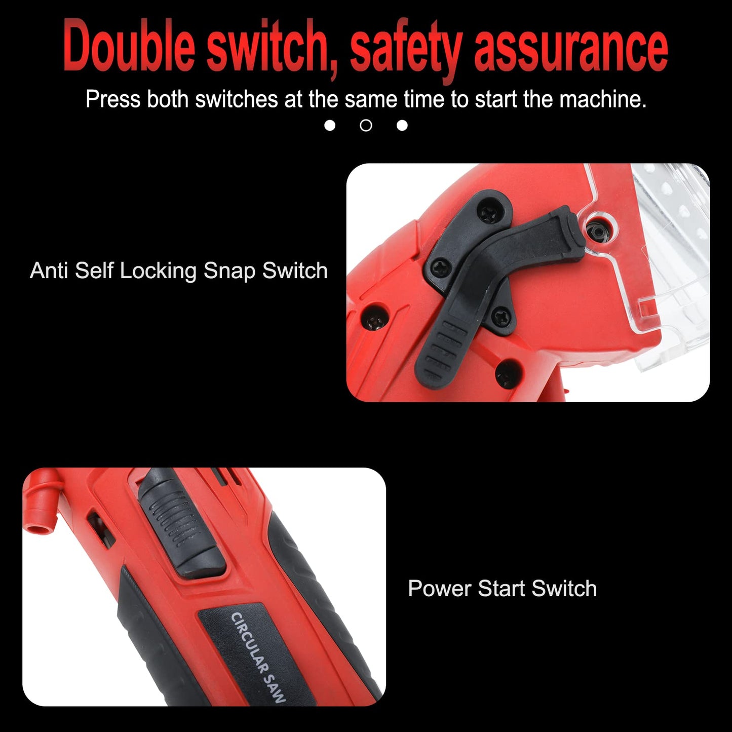 WerkWeit Mini Circular Saw Set Professional Multifunctional Circular Saw Machine Set 400W High Powered Compact Circular Saw with Tool Box, 6 Carbide Tipped Blades for Cutting Wood,Plastic,Tile,Metal