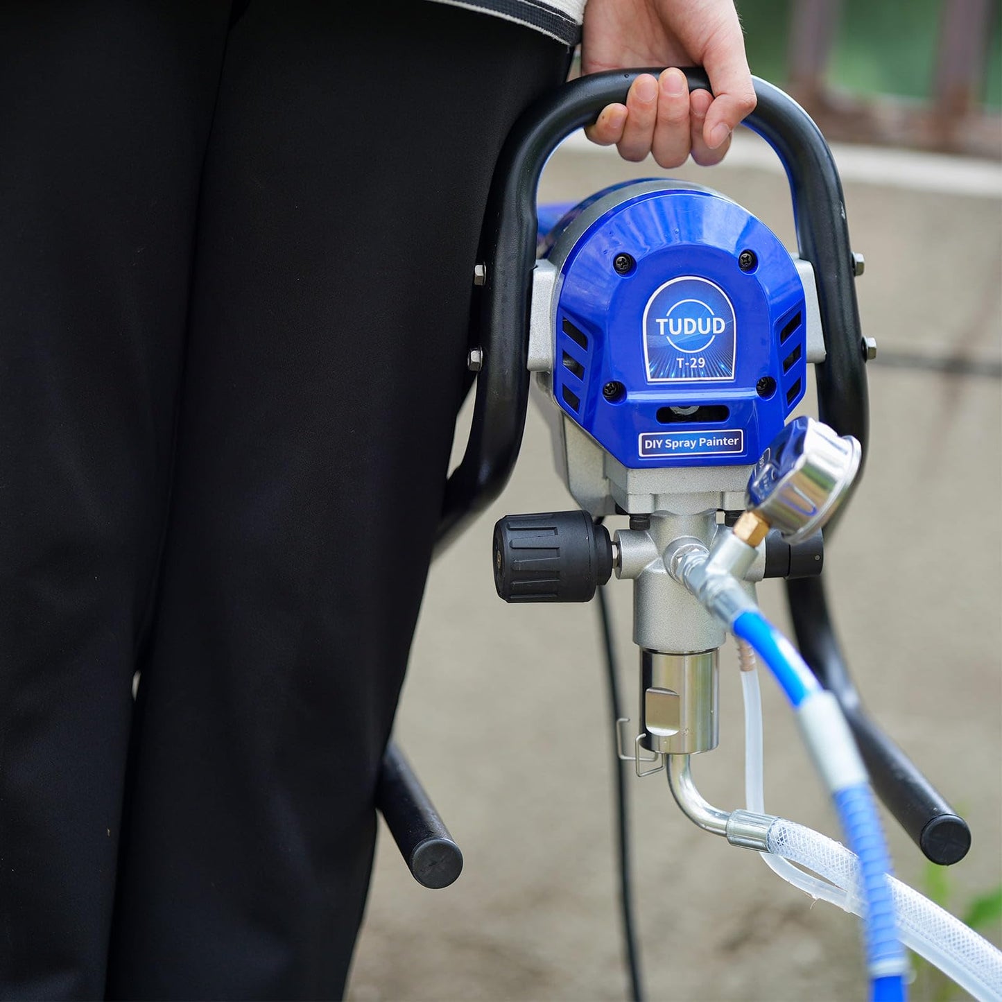 Airless Paint Sprayer 3000PSI 750W High Efficiency Airless Spraying Machine, Stand Power Painter with Paint Gun for DIY House, Wall, Fences Painting and Commercial Use