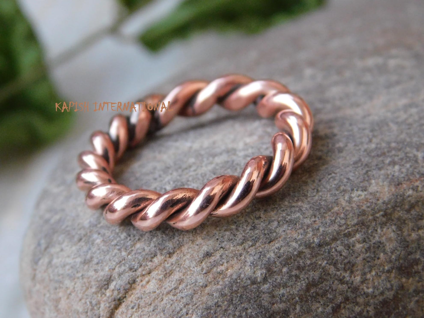 Pure copper tensor rings twisted, Simple ring, Tensor Rings Twist Ring Jewelry, Solid Copper Twisted ring for Men and Women, Jewelry for Unisex, (6)