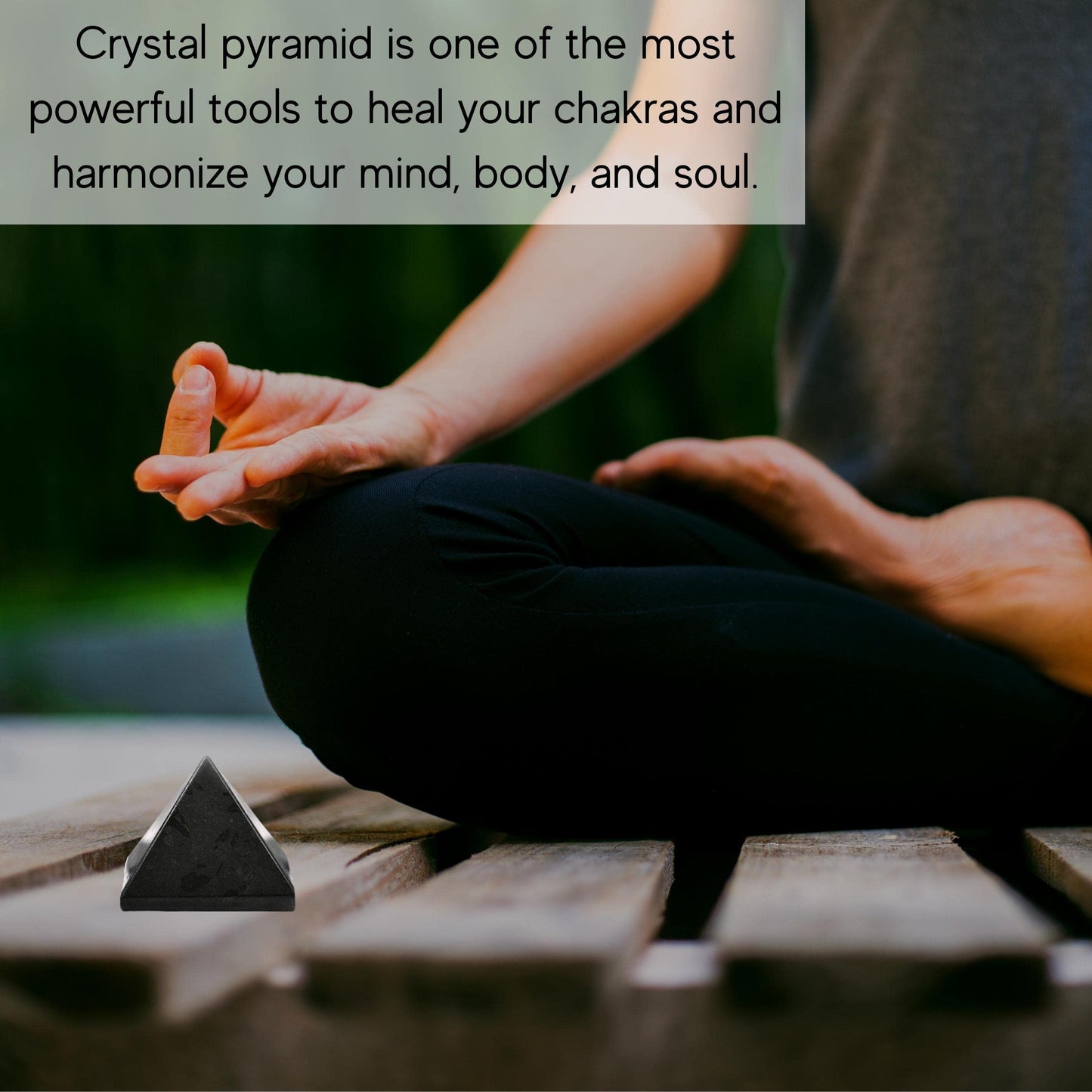 Amazing Gemstone Black Tourmaline Pyramid Crystal Healing Stones - 1" Great Pyramid Figurine of Natural Stone Pyramid for Meditation, Reiki, Chakra Balancing and Crystal Pyramids Grid