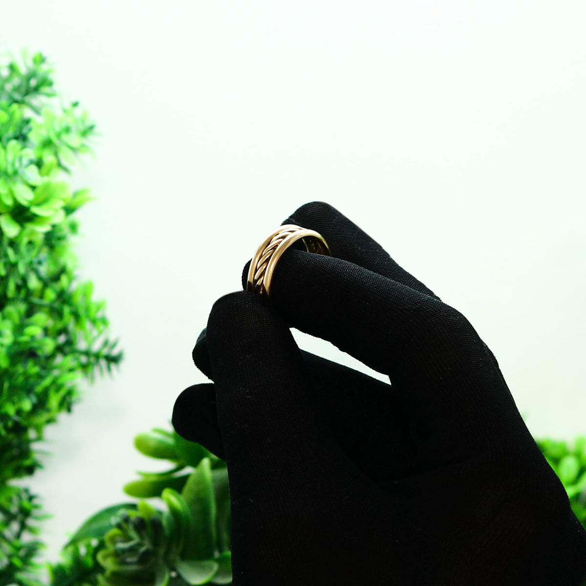 Krishnaa Jewels Pure Copper Classic HandCrafted Band Ring Gift Jewelry for Men and Women (8)