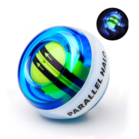 Parallel Halo Power Wrist Ball AUTO Start Gyro Ball with LED Lights Forearm Exerciser Wrist Strengthener for Strengthening Muscle and Bones