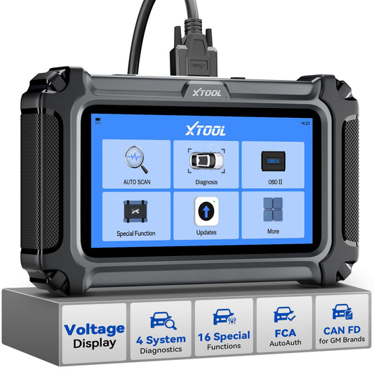 XTOOL D5S OBD2 Scanner - 2026 Code Reader for Cars & Trucks with 16 Resets, Crank Sensor Relearn, Throttle Relearn, EPB, FCA AutoAuth, CAN FD for GM, Engine ABS SRS Transmission Car Diagnostic Tool