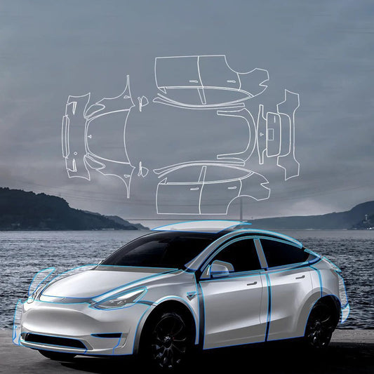 Tesla Model Y Juniper 2026 2025 Full Coverage Paint Protection Film Kit, Pre-Cut Scratch-Resistant Shield PPF Kit, Juniper Accessories 2025 Scratch Protector Exterior Sun Protection