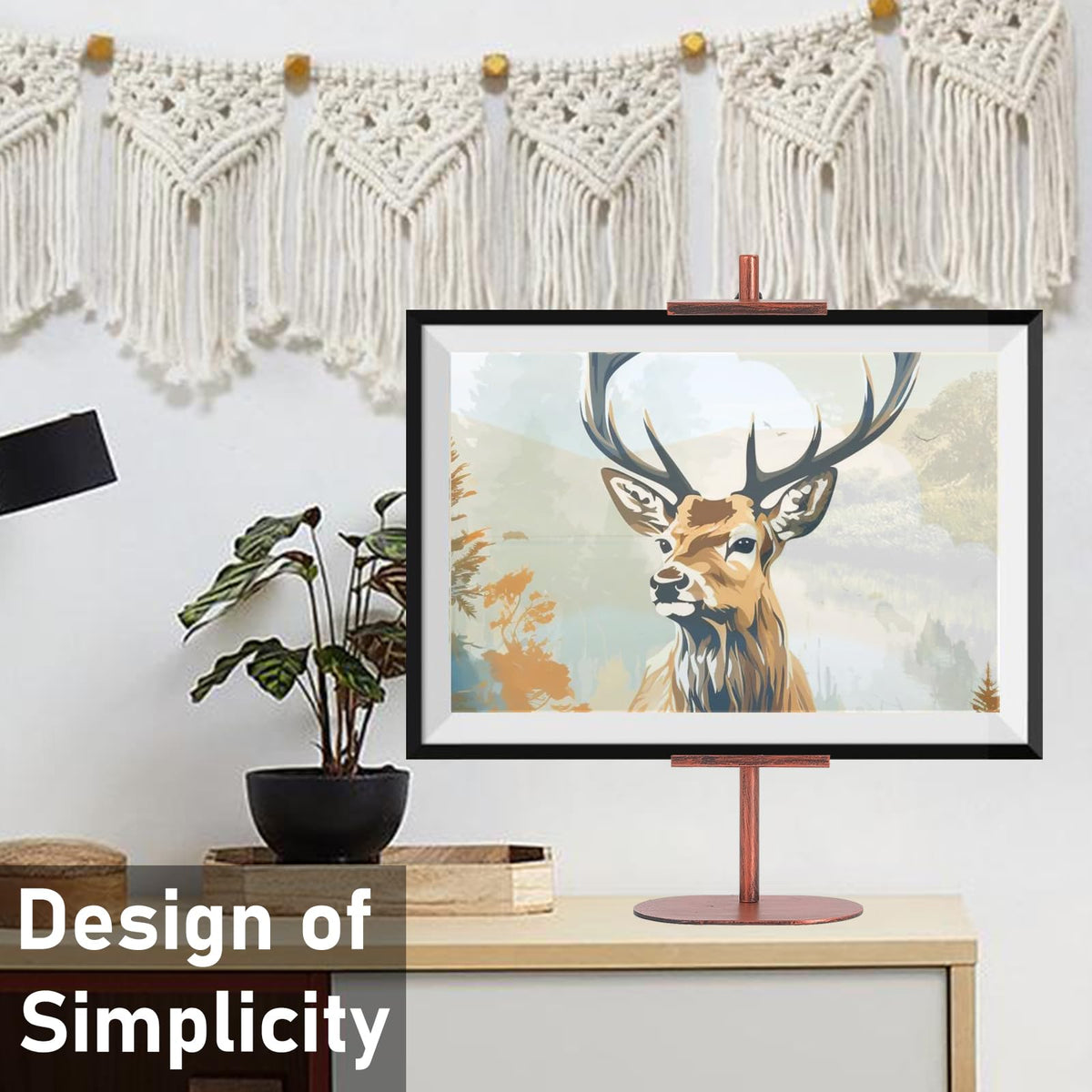 Adjustable Easel Stands for Display, Tabletop Easel Stand for Picture Frames up to 28", Antique Heavy Duty Sign Stand for Art Paintings Photos, Picture Easel with Base for Home Office Galleries