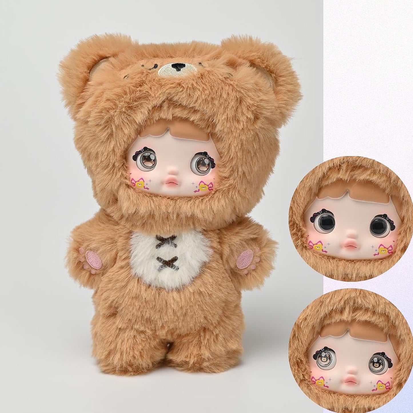 BEEMAI Nommi Loveliness Never Ends Series Plush Blind Box 6PCs (Set of 6 No Repeat) Cute Figures Collectible Toys Birthday Gifts
