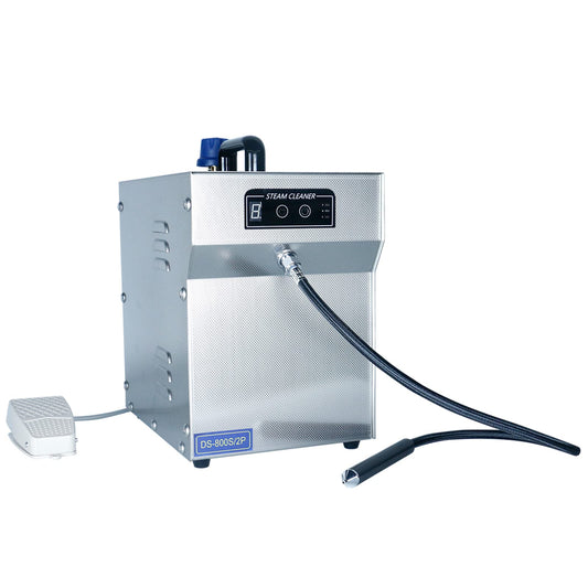 TDRRICH Jewelry Steam Cleaner Professional Adjustable Machine High Pressure Steamer 2L Stainless Steel Commercial Vapor Jewelry Silver Gold Cleaning Equipment Suitable for Jewelry Stores Studios