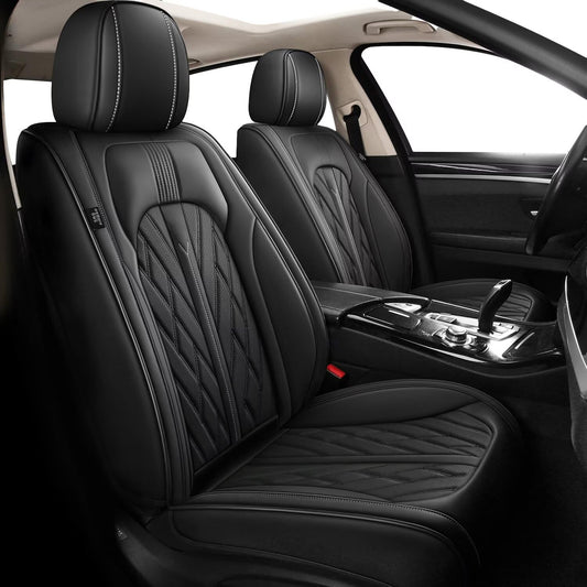 TTX LIGHTING Seat Covers Fit for Subaru Outback 2007-2026 Seat Covers Full Set Car Seat Covers Faux Leather Breathable Waterproof Car Seat Protector (5 Seats, Black)