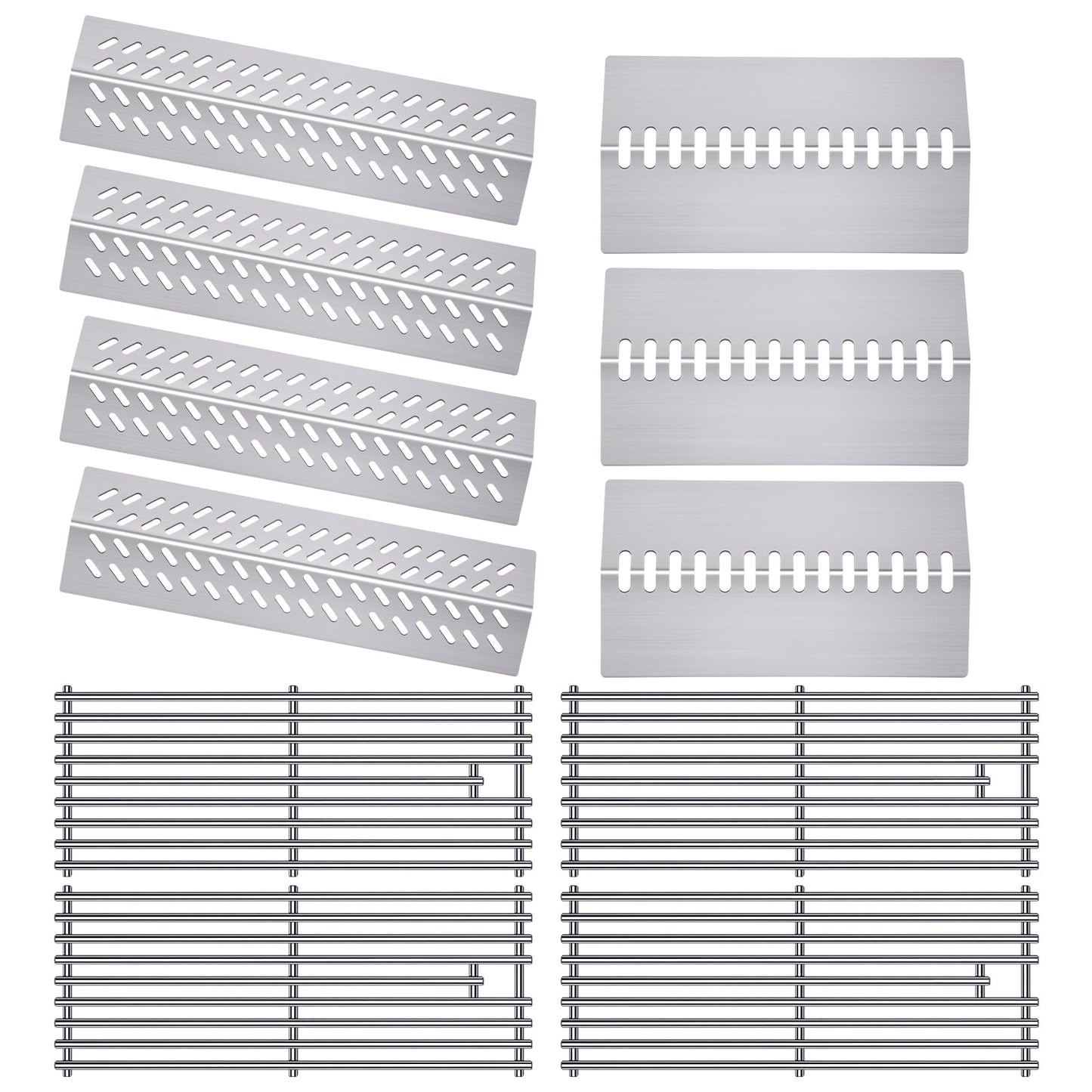 Cozilar 16GA Grill Heat Plates 9MM 16517 Grill Grates for 16631 16520 Bull Grill Replacement Parts, BBQ Bull Angus 4 Burner 47628 47629, Bull Outlaw 26038 26039, Steer Premium 69008, Lonestar 87049