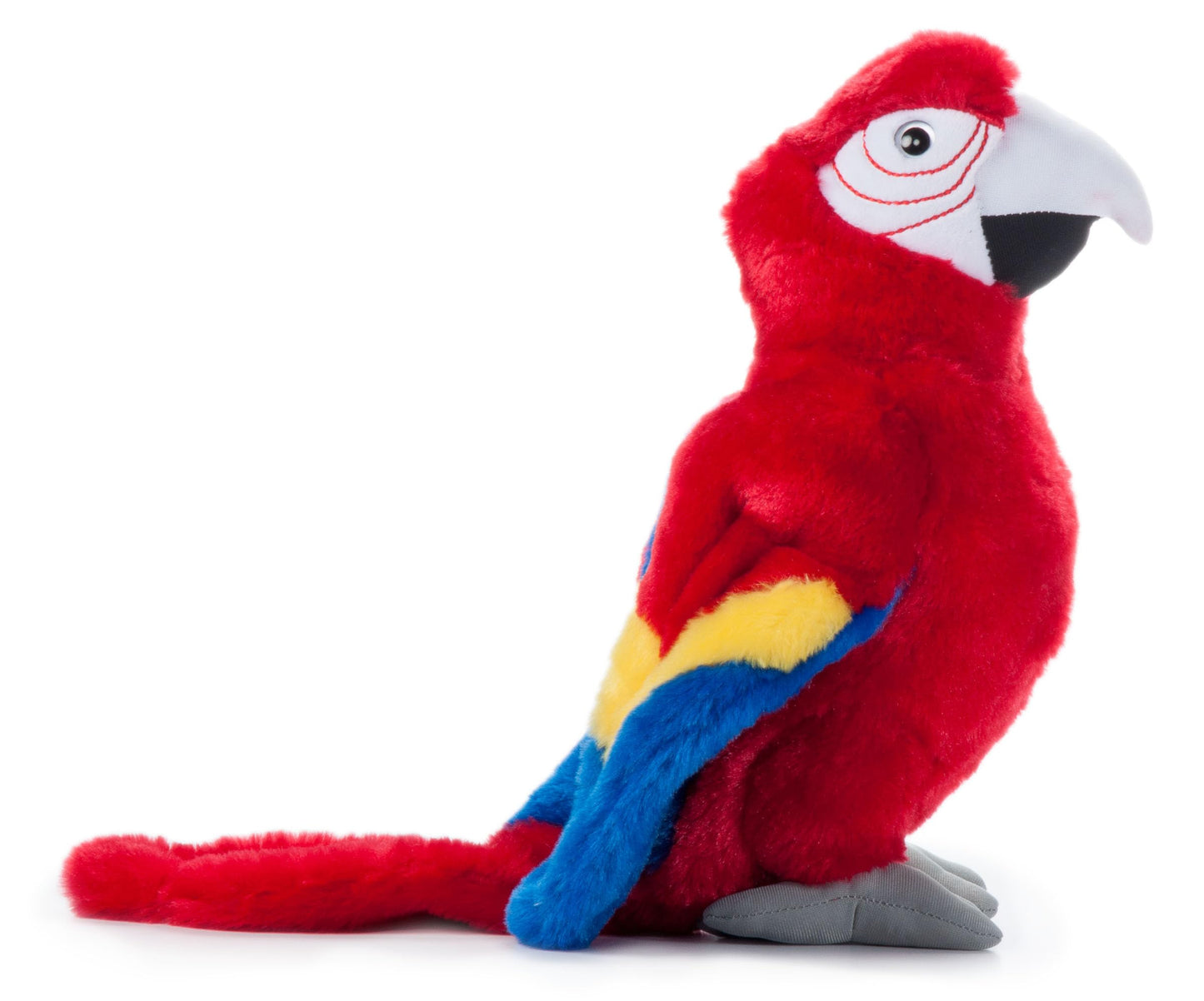 The Petting Zoo Macaw Stuffed Animal, Gifts for Kids, Wild Onez Zoo Animals, Scarlet Macaw Plush Toy 12 inches