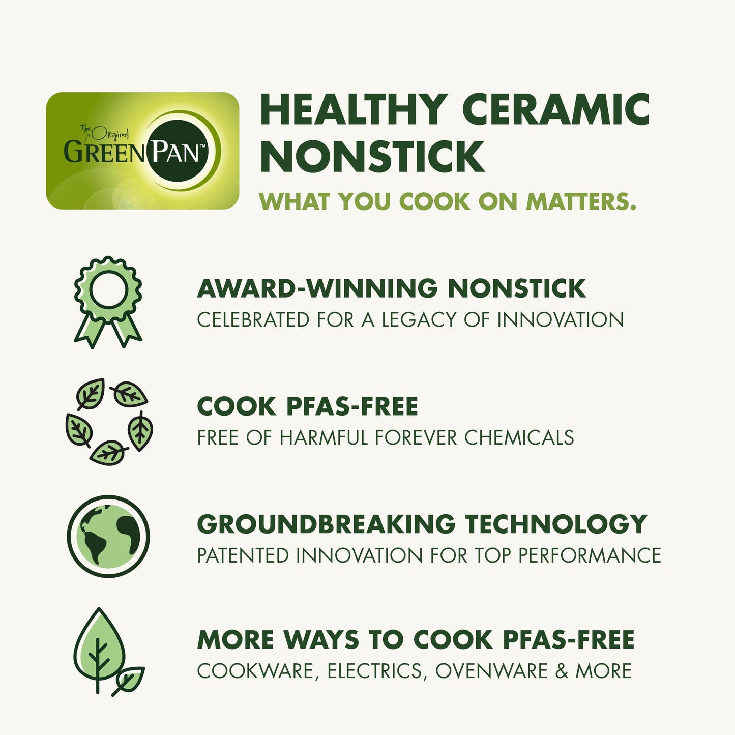 GreenPan 17 Piece Nonstick Swift Cookware Set, Ceramic PFAS-Free Pots & Pans with Lids, Dishwasher & Oven/Broiler Safe to 600F, Kitchen Cooking Set, Sauce, Saute, Stock, Griddle, Frying Pans, Gray