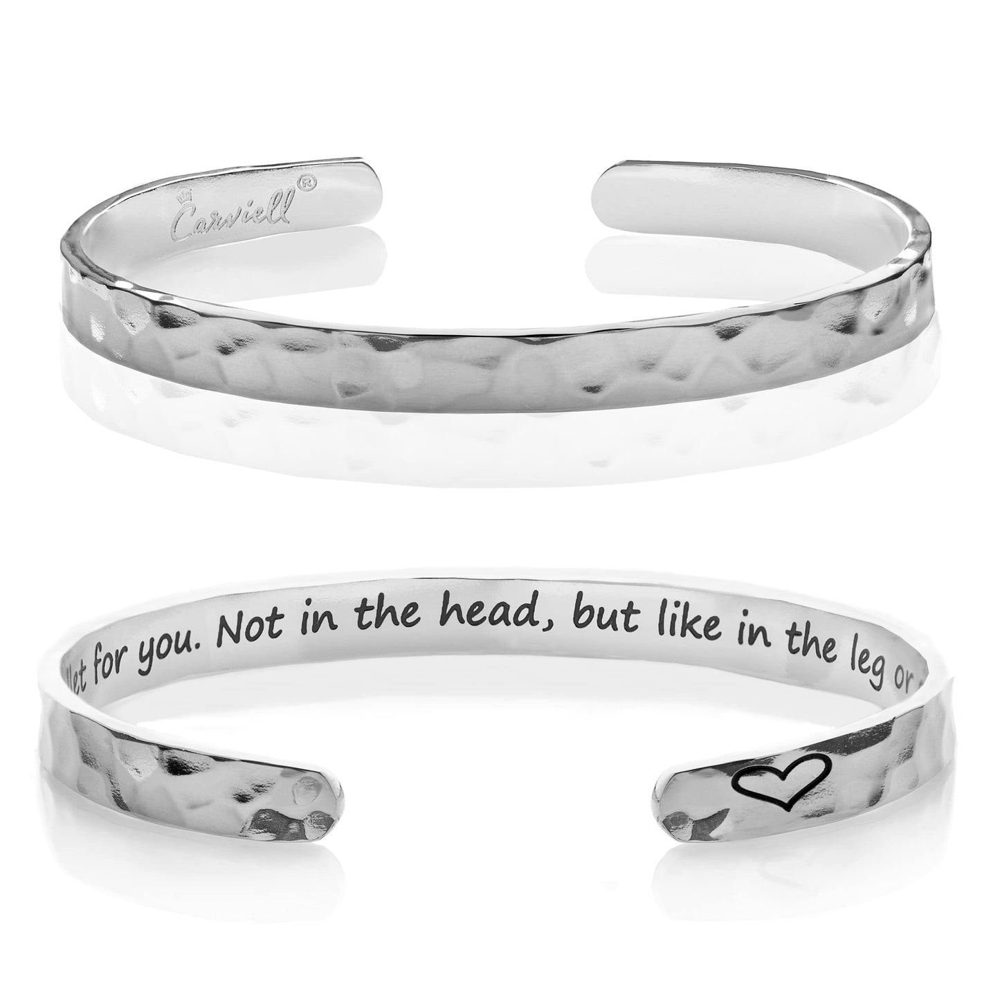 Carviell Cuff Bracelet Funny Gifts for Women, Sister, Cousin, Best Friend Bracelet, Bestie Gifts, Bff Bracelets for Teens, Funny Jewelry