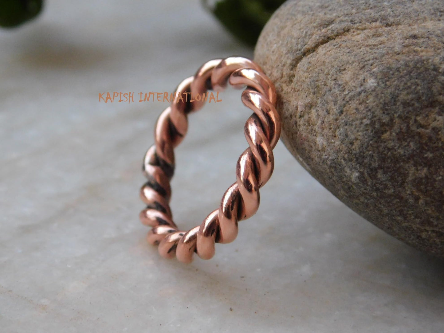 Generic Pure copper tensor rings twisted, Simple ring, Tensor Rings Twist Ring Jewelry, Solid Copper Twisted ring for Men and Women, Jewelry for Unisex, (9)