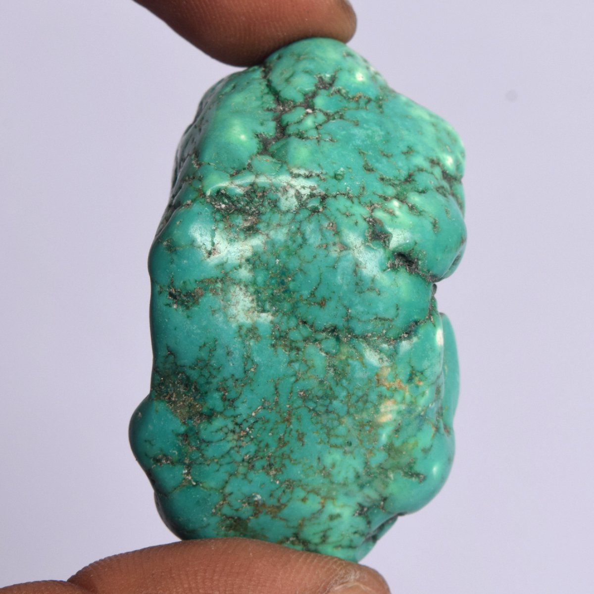 GEMHUB Rough Turquoise Healing Crystal Approximate 256 Ct Untreated Blue Turquoise, Certified Raw Blue Unheated Turquoise, Natural Turquoise Gemstone DP-642