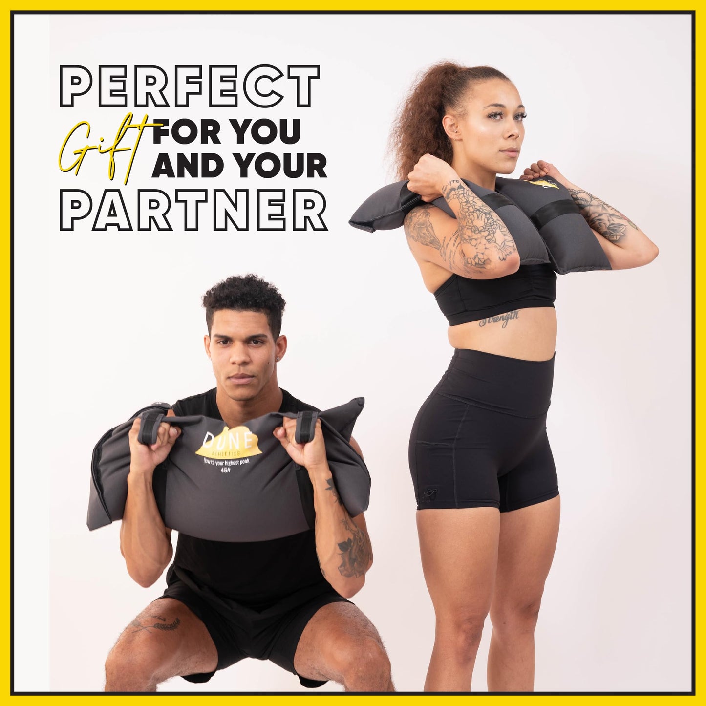 Sandbags for Working Out (Unfilled) - Enhance Your Fitness with Our Workout Sandbag, Versatile & Durable Sand Bags for Weight Training | 10-50 lbs Sand Bag for Exercise – Dark Gray - Guide Included