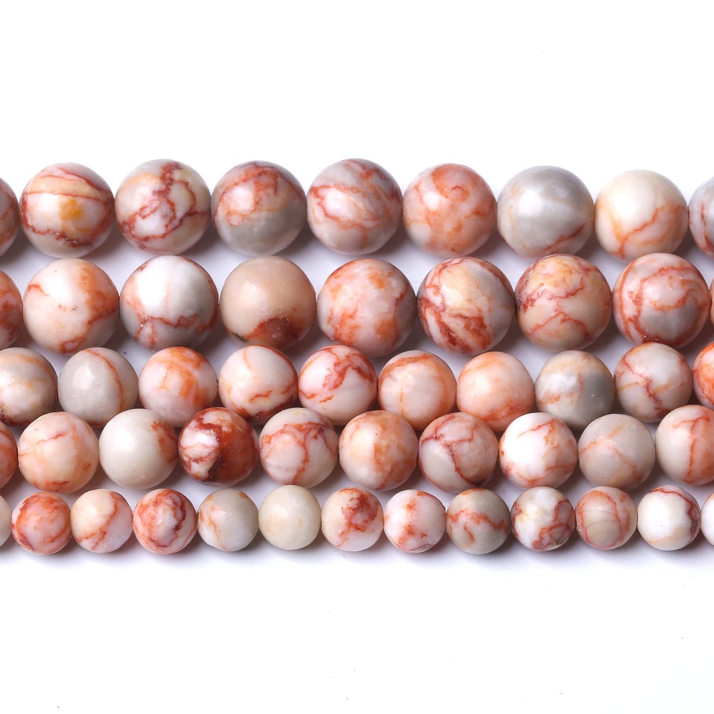 36pcs 10mm Natural Red Crazy Lace Agate Stone Beads Round Loose Spacer Beads for Jewelry Making DIY Bracelet,Energy Stone Healing Power (10mm, Red Crazy Lace Agate)
