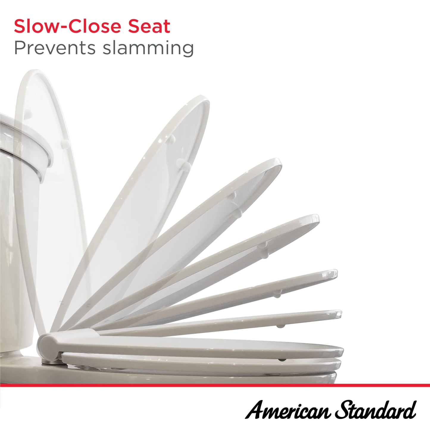 American Standard 606AA001.020 H2Optimum Two-Piece Toilet with Toilet Seat and Wax Ring, Elongated Front, Chair Height, White, 1.1 gpf