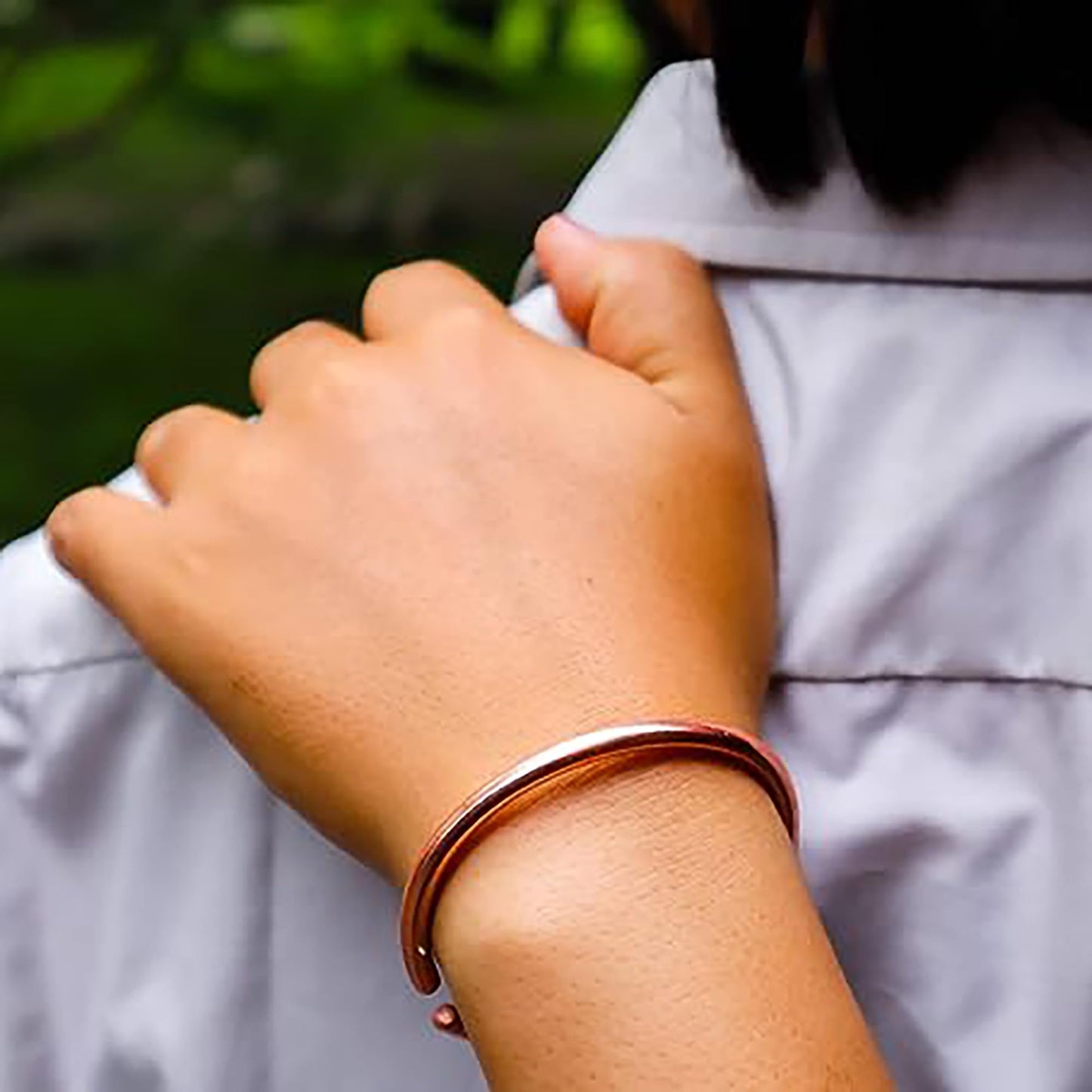 Wonder Care Pure Copper Bracelet for Women and Men Copper Kada for Men Magnetic Copper Band with Velvet Case and Gift Box