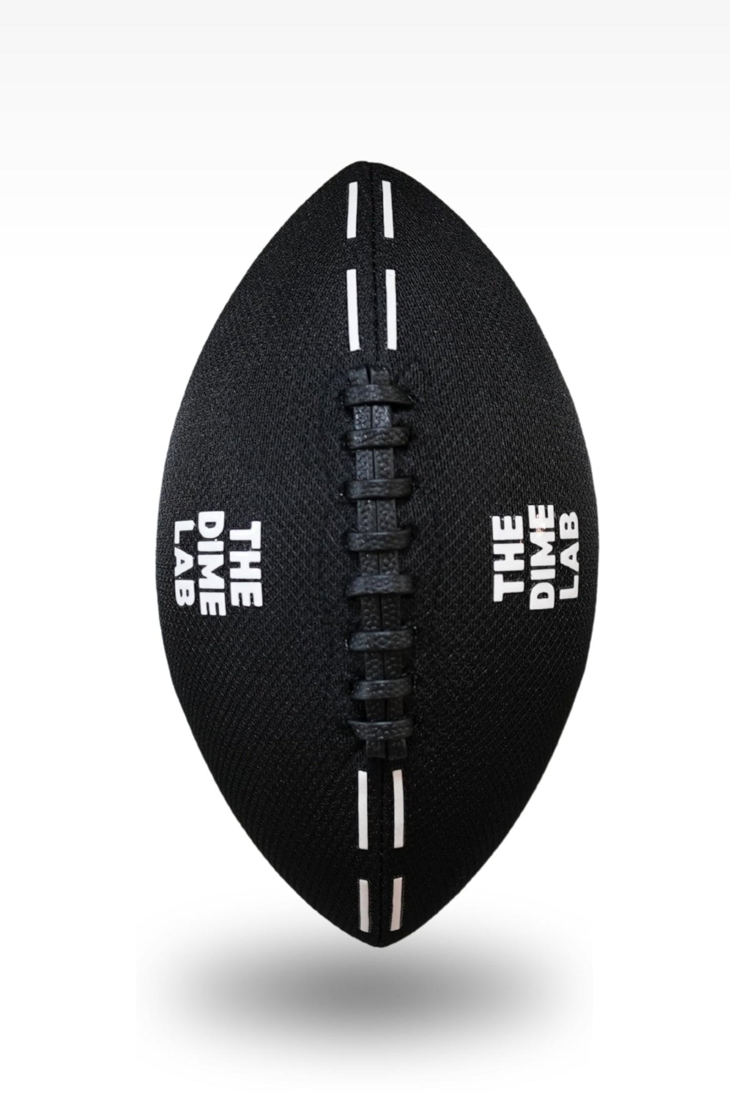 The Dime Lab Water Football - Waterproof Football for Pools, Beaches, & Lakes - Strong Grip Training, Outdoor, All-Weather Water Toys for All Ages - Black