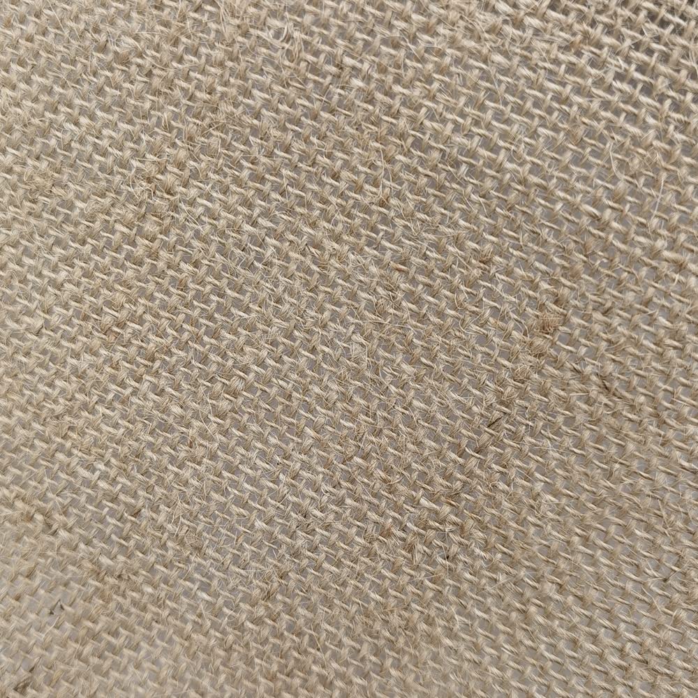 INSPIRELLE 12" Natural Burlap Fabric Roll 10 Yards Jute Ribbon for Gift Wrapping Craft Projects Wedding Decoration Home Decoration 30CM