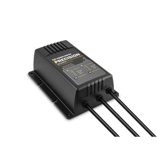 Minn Kota Precision MK-230PCL On-Board Marine Battery Charger – 2 Banks, 15 Amps Each