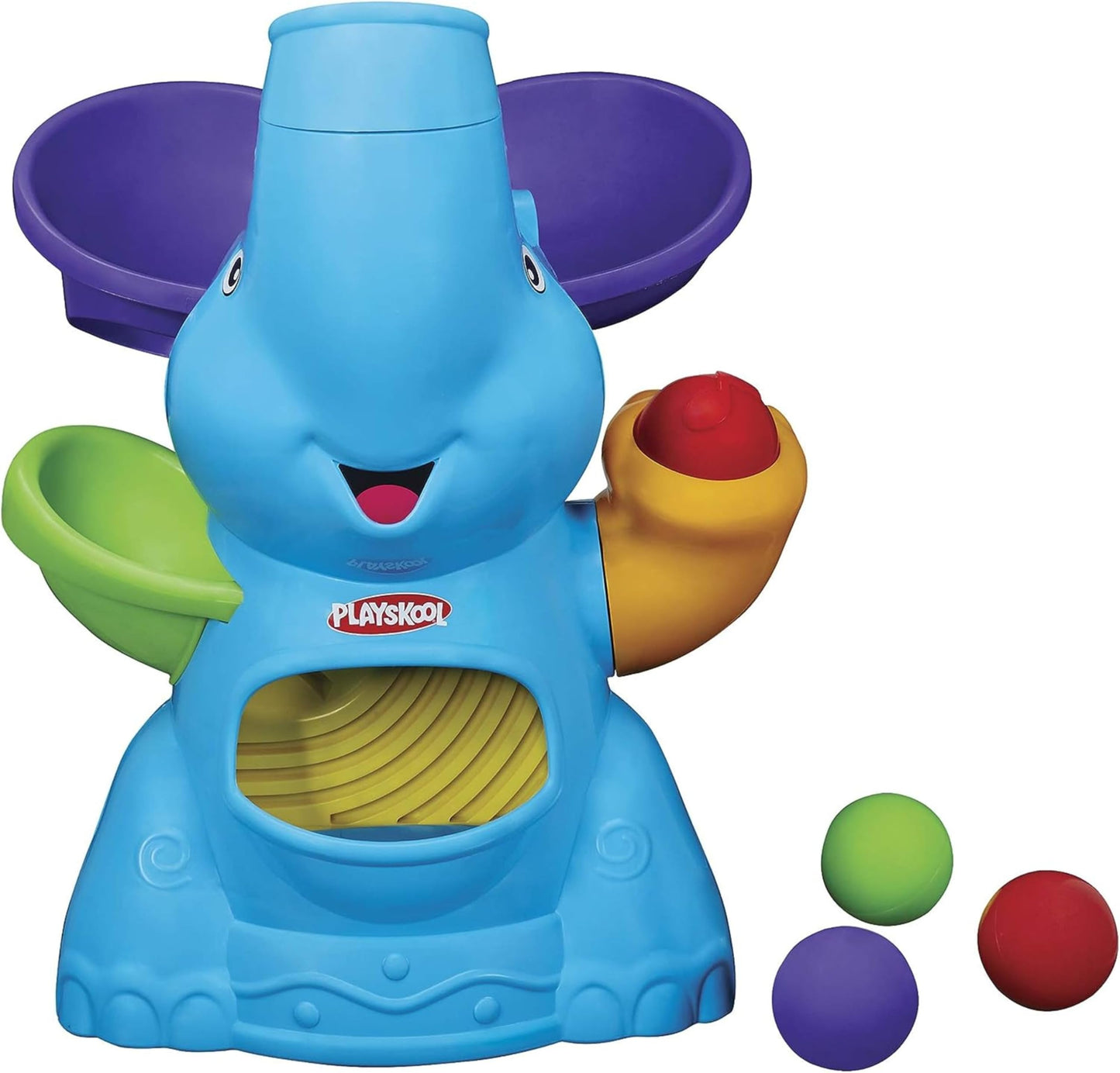 Playskool Poppin Park Elefun Busy Ball Popper Toy for Toddlers and Babies 9 Months and Up with 4 Colorful Balls for Active Boys and Girls (Amazon Exclusive)