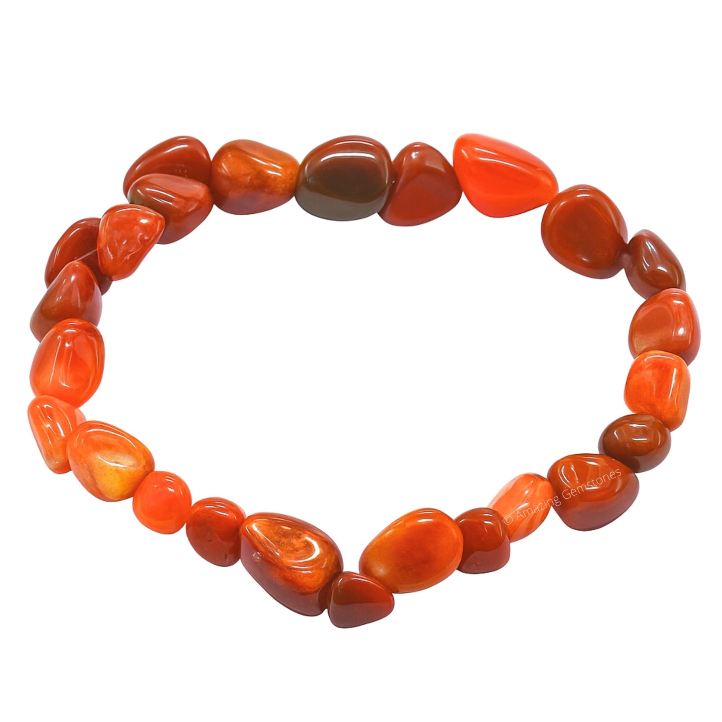 Amazing Gemstone Red Jasper Bracelet for Women Men's Gift - Chakra Protection Mens Bracelet - Red Jasper Crystal Tumbled Stone - Beaded Bracelet Pulseras Para Hombres Mujer Christmas Stocking Stuffer