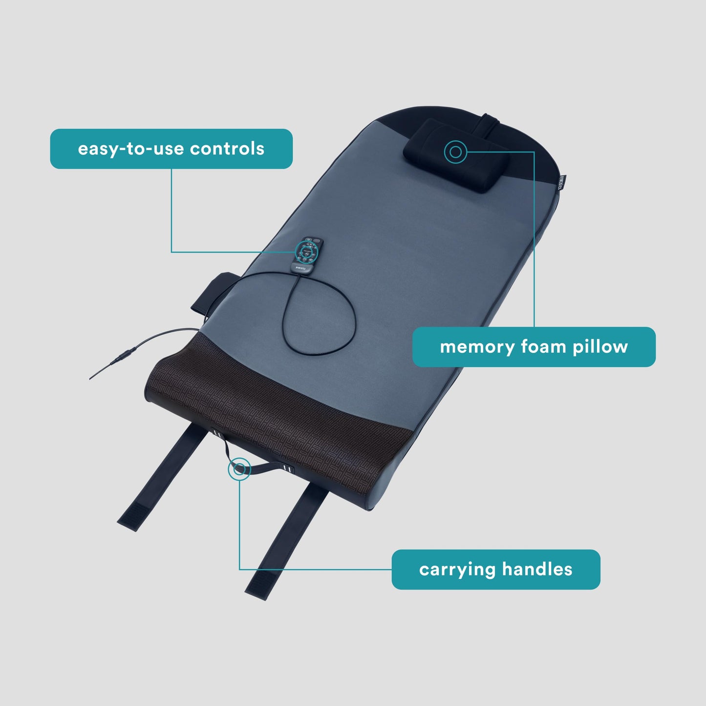 HoMedics Fitness Stretching Mat with Air Compression 3 Intensity Levels