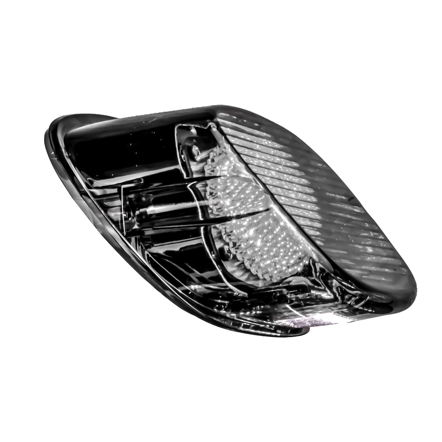 Eagle Lights Strobing LED Brake Light for Harley Davidson Motorcycles with Bottom License Plate Window - Smoked