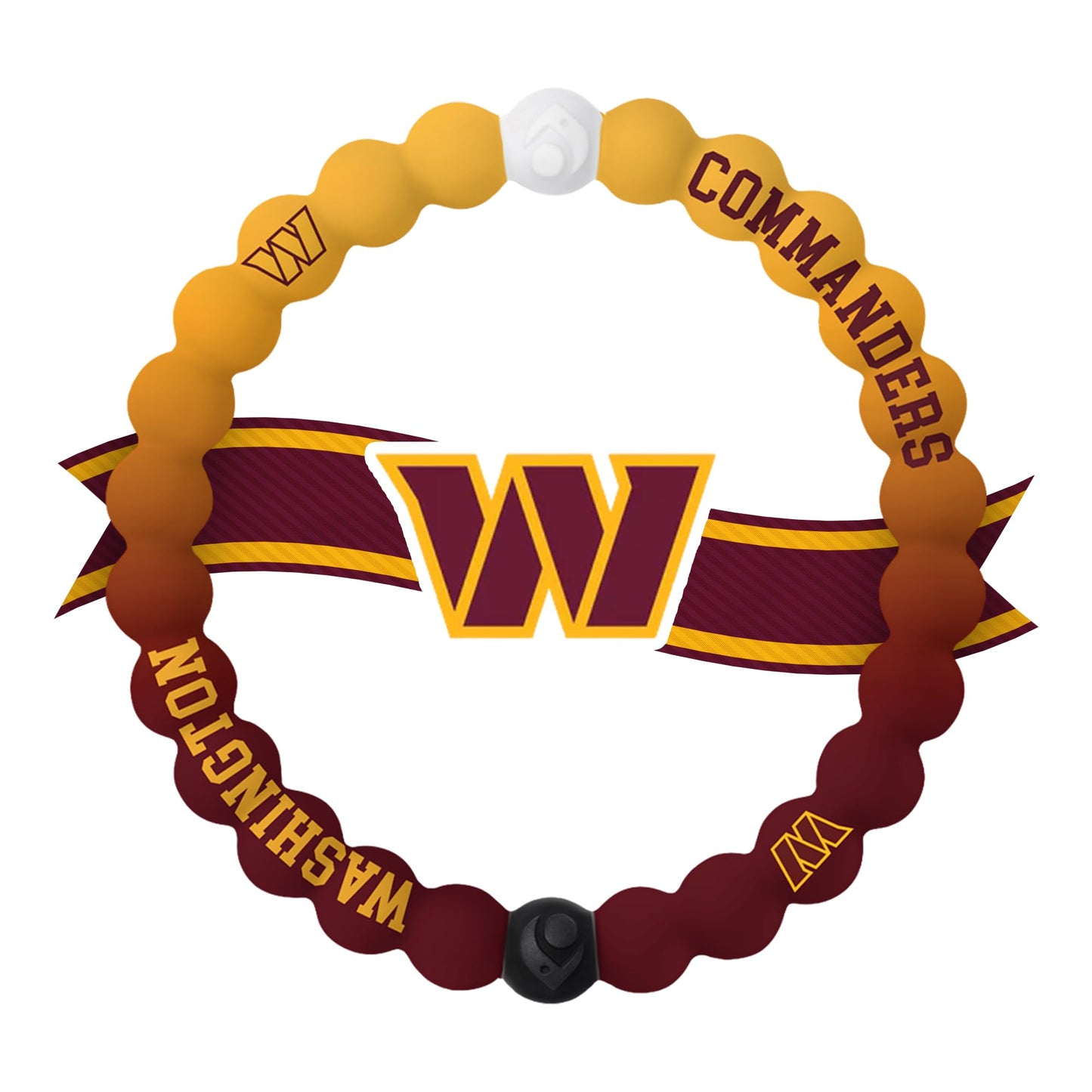 Lokai Collegiate Silicone Beaded Bracelet for Women & Men (LSU Home Field, Small) - Stylish & Colorful Bead Bracelet Fashion Jewelry - Ring Bangle Slide-On Style Over Wrist for Comfortable Fit