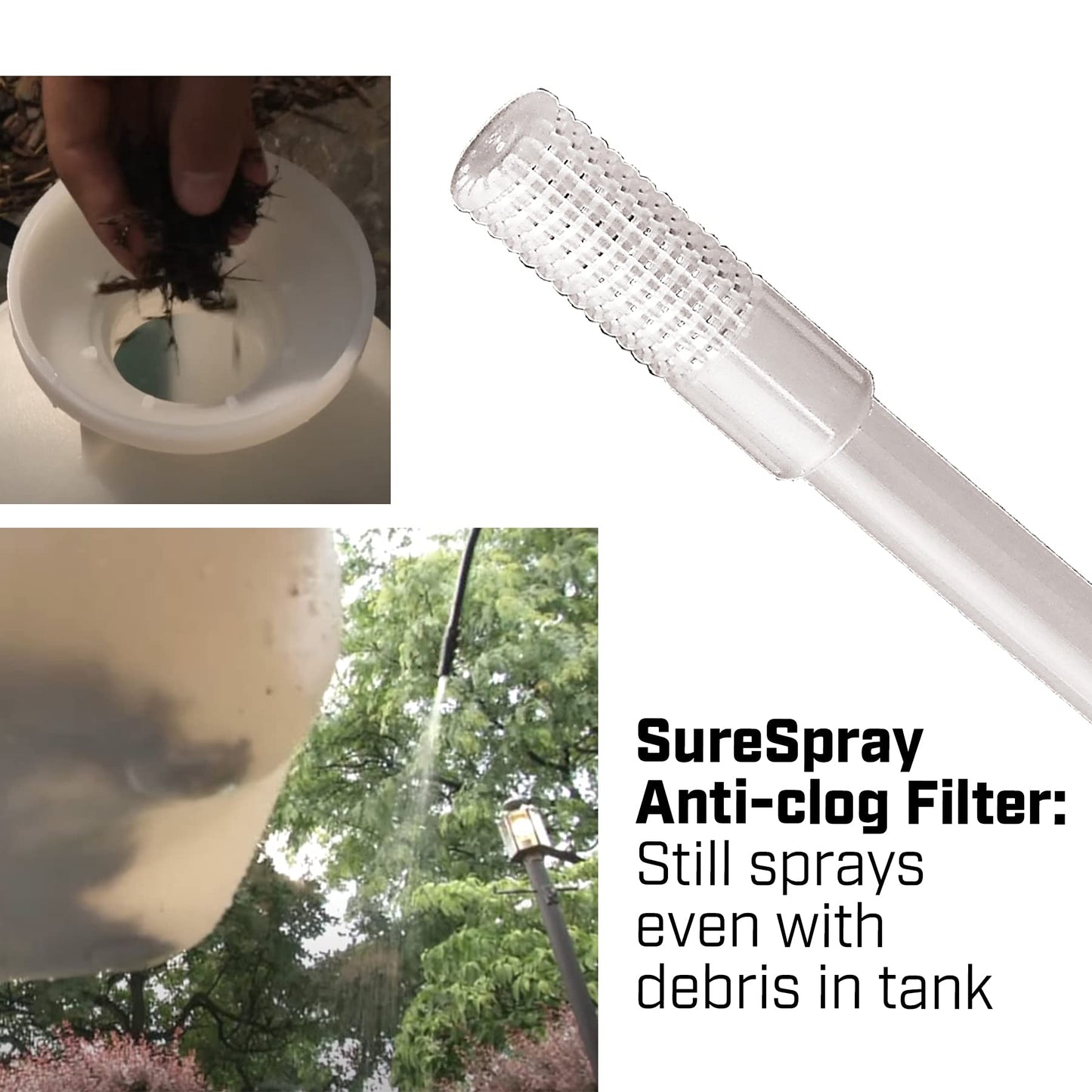 Chapin 20541 Pump Sprayer, 1‑Gallon, Foaming, Lawn & Garden, Translucent Poly Tank, Adjustable Nozzles, Anti‑Clog Filter, 12" Wand & 34" Reinforced Hose for Weed, Pest & Fertilizer Applications