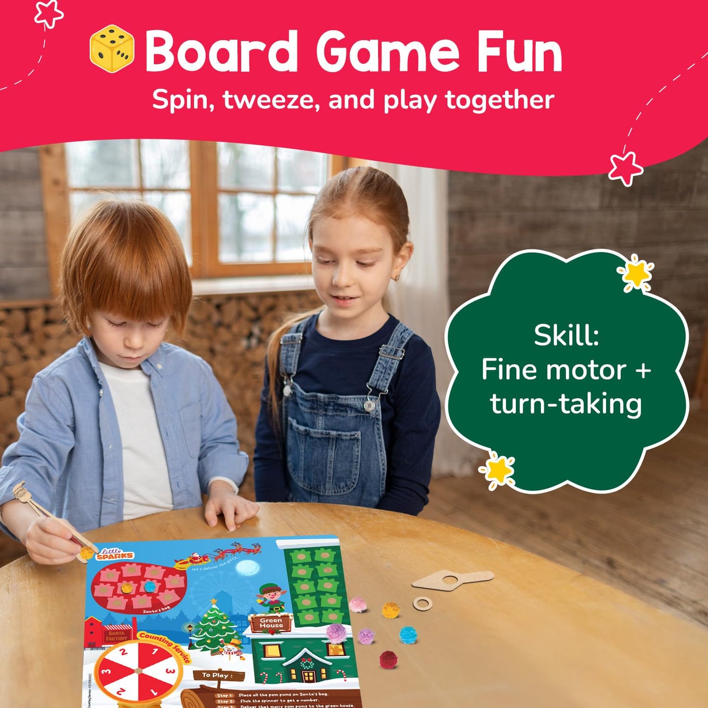 Smartivity Montessori Based Busy Box for 3,4,5 Years Old Boys and Girls I 7in1 Preschool Learning Activity Kit for Toddlers 3-6 I for Kids I Educational Toy I Vocabulary, Fine Motor&Scissor Skills