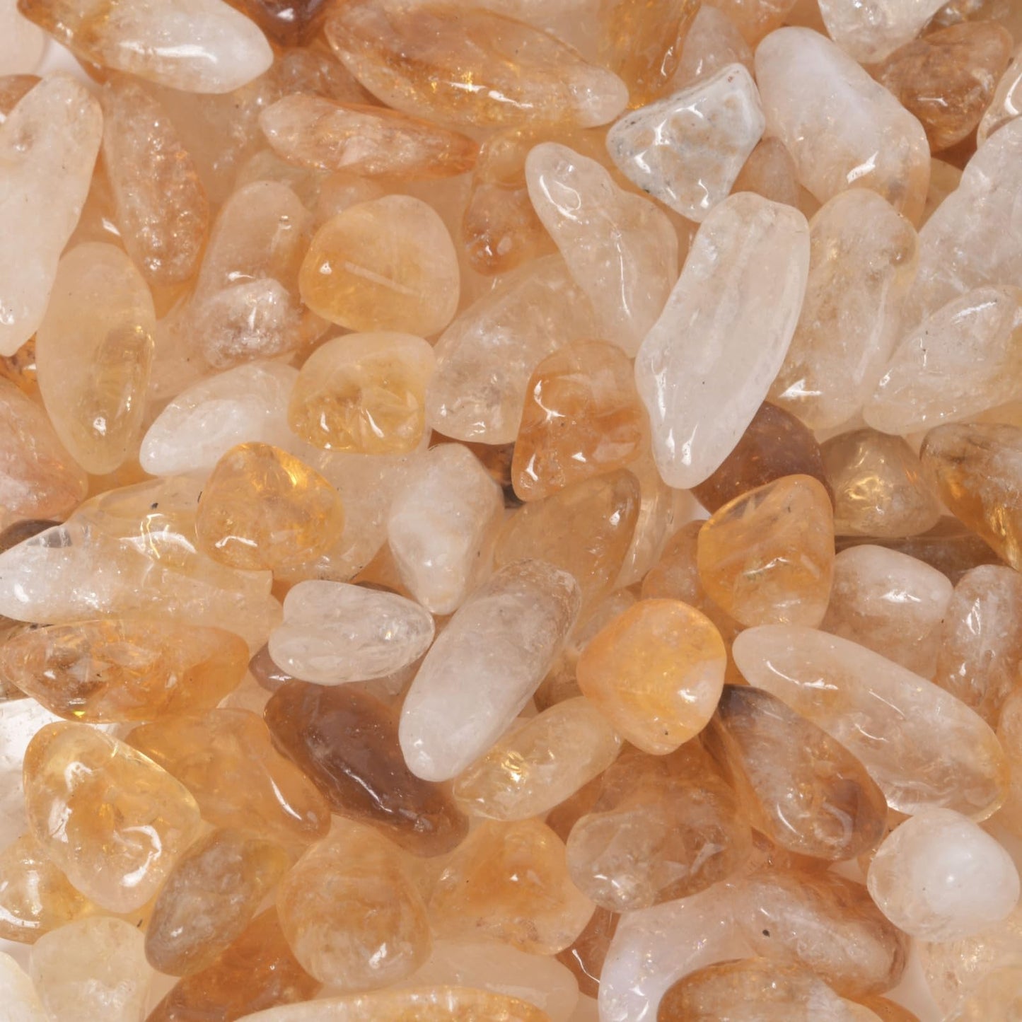 Natural Citrine Polished Chips Crushed Tumbled Stone Crystal Healing Embellishments 100 grams