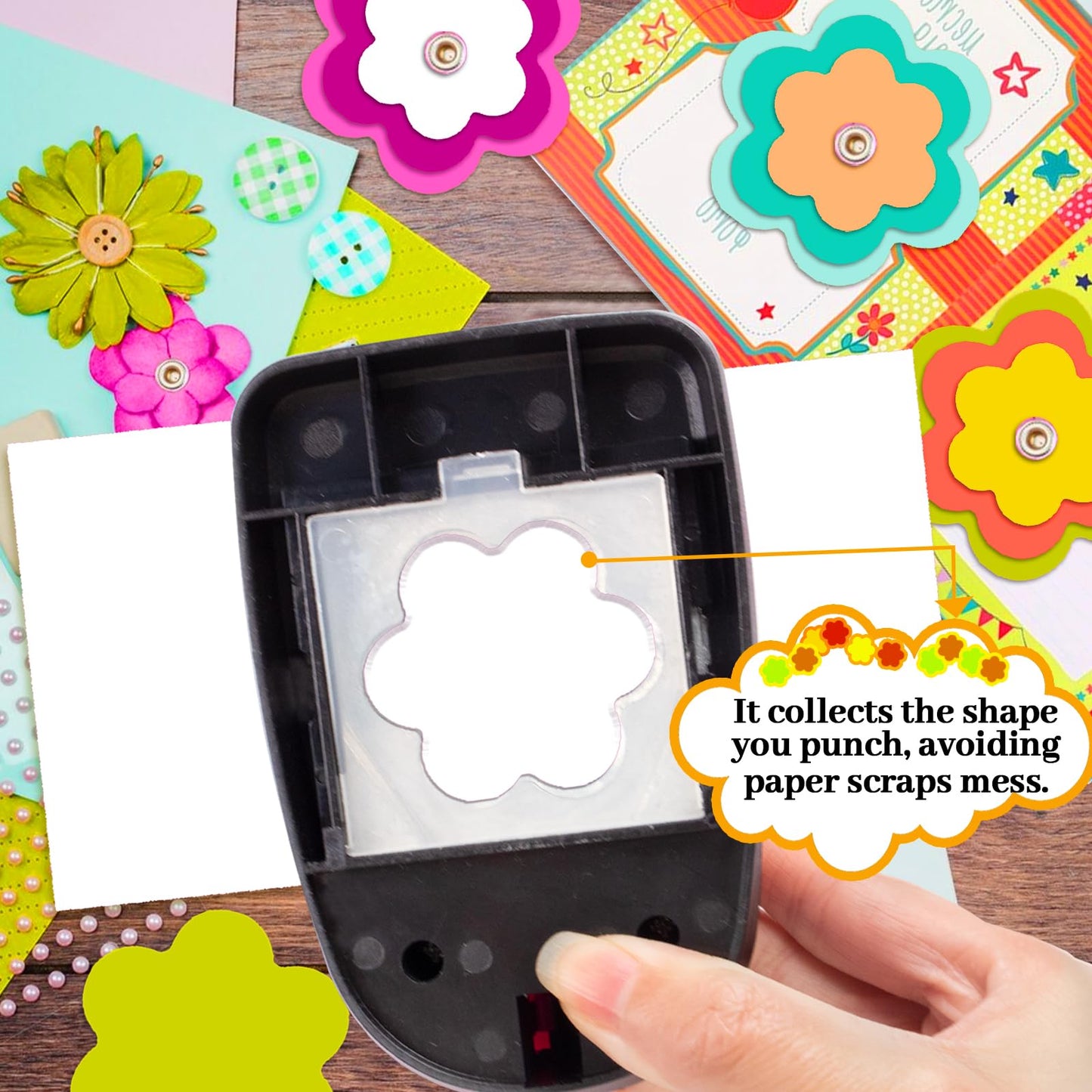 2 inch Paper Punch Flower Hole Punch Flower Punches for Paper Crafts Large Flowers PaperPuncher FlowerPunch Craft Punches Flowers Scrapbook Puncher