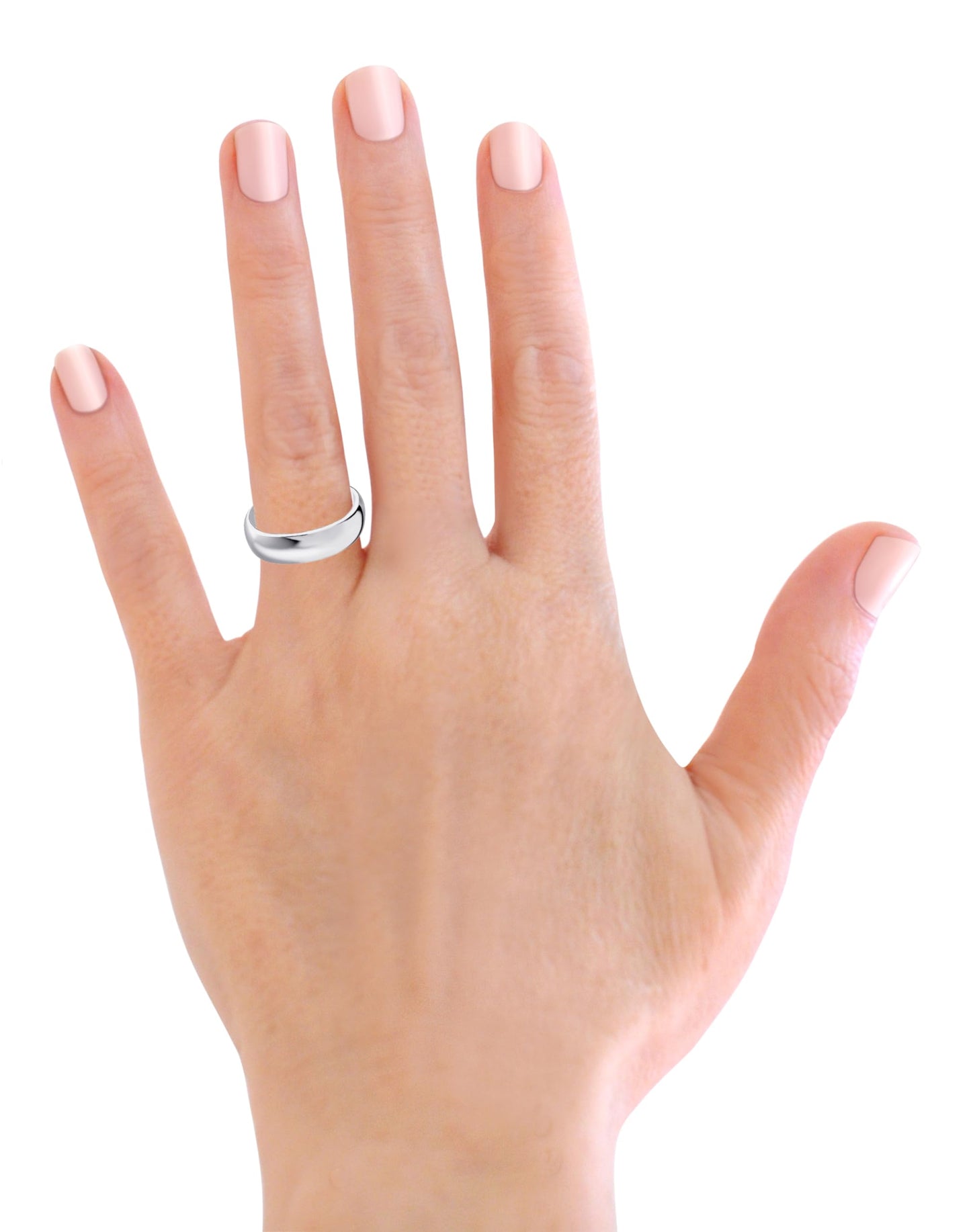 Savlano 925 Sterling Silver 5MM Half - Round Wedding Band Ring for Women and Men Comes in 5-14 Sizes with Gift Box - Made in Italy (12)