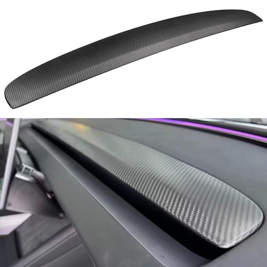 DCRCFIBER Real Carbon Fiber Dashboard for Tesla Model 3 Highland(2024-2025) /Model Y Juniper(2025-2026) 100% Carbon Fiber OEM Replacement Dashboard 3D Twill（1 Pack）