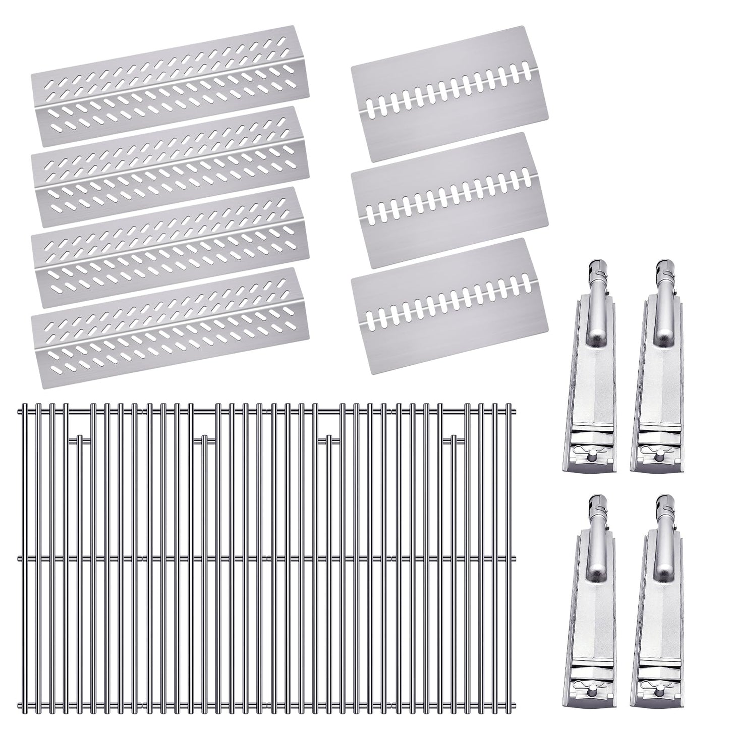 Cozilar 9MM 16517 Grill Grate 16GA Grill Heat Plates Shield for 16631 16520 Bull Grill Replacement Parts 16516, BBQ Bull Angus 4 Burner 47628 47629, Bull Outlaw 26038 26039, Steer Premium 69008, 87049