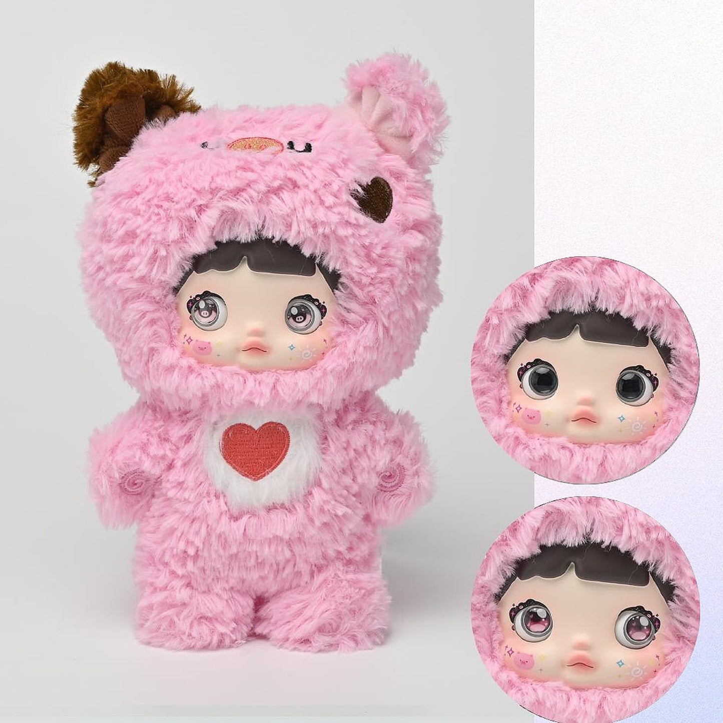 BEEMAI Nommi Loveliness Never Ends Series Plush Blind Box 6PCs (Set of 6 No Repeat) Cute Figures Collectible Toys Birthday Gifts