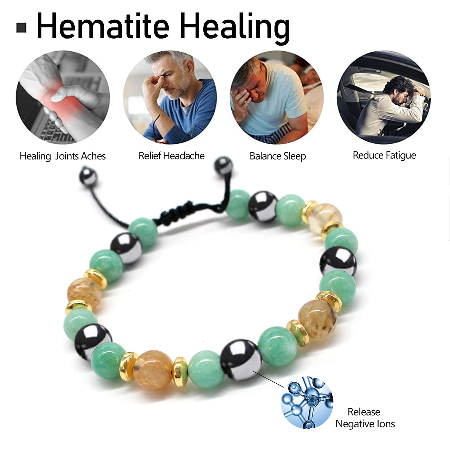 Money Attraction Bracelet - Citrine Crystal Women MenBracelets -Wealth Prosperity Abundance Stone Bead Bracelet, Entrepreneur Business Luck Beaded Bracelets,Spiritual Mood Energy Cute Protection Stretch Bracelet,Health Good Luck Feng Shui Bracelets For Wo
