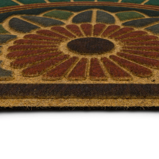 Mohawk Home Swirl Style Casual Ornamental Rust 2' X 3' All Weather Outdoor Door Mat Perfect for Porch, Garage
