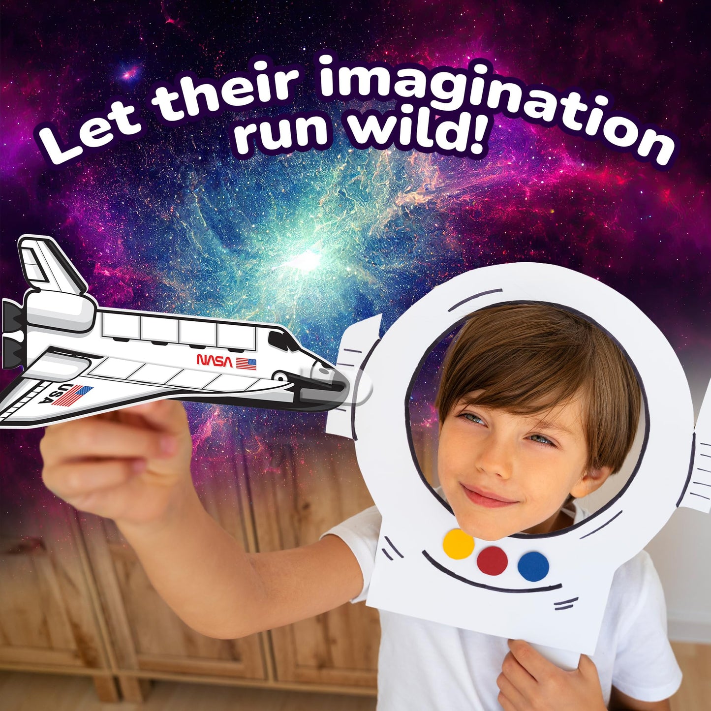 ArtCreativity Space Shuttle Gliders, Set of 24, Flying Toys for Boys & Girls, Made of Foam Material, Outdoor Toys for Children, Outer Space Party Favors for Kids, Great for Indoor & Outdoor Play