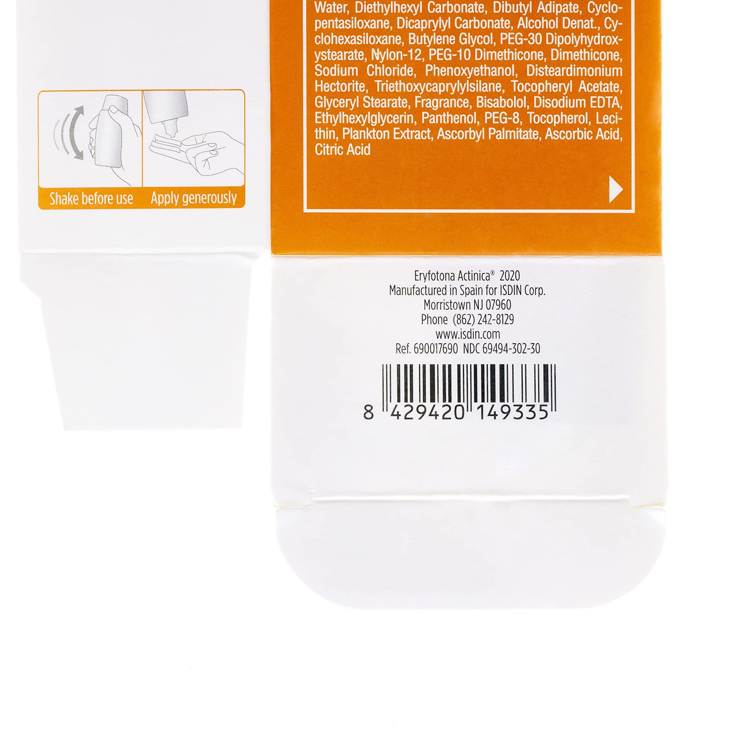 ISDIN Suncare Bundle Non-Tinted & Tinted Sunscreen | Eryfotona Actinica Mineral Sunscreen | Eryfotona Ageless Mineral