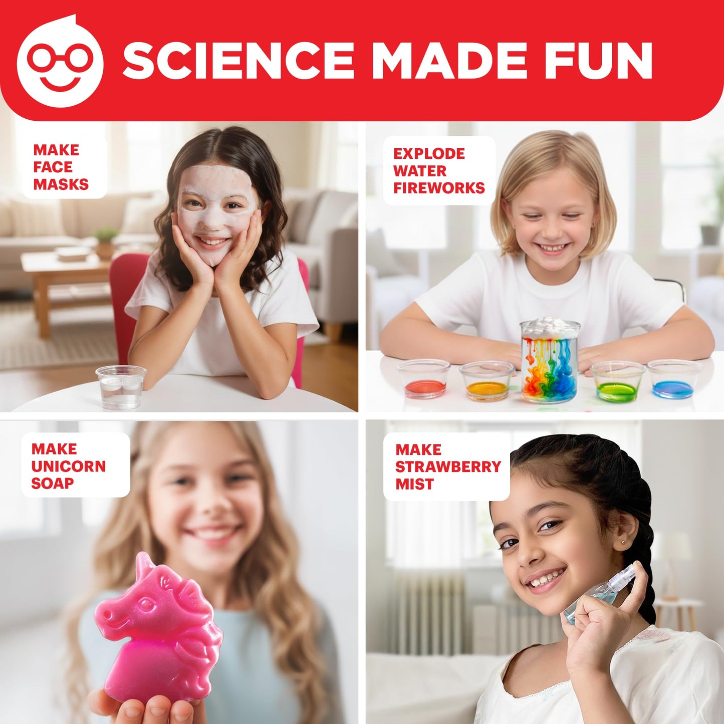 Doctor Jupiter Girls' Super Science Kit for Ages 8-12 | Birthday Gift Ideas for Girls 8,9,10+ Years Old | Chemistry Set with 100+ Experiments