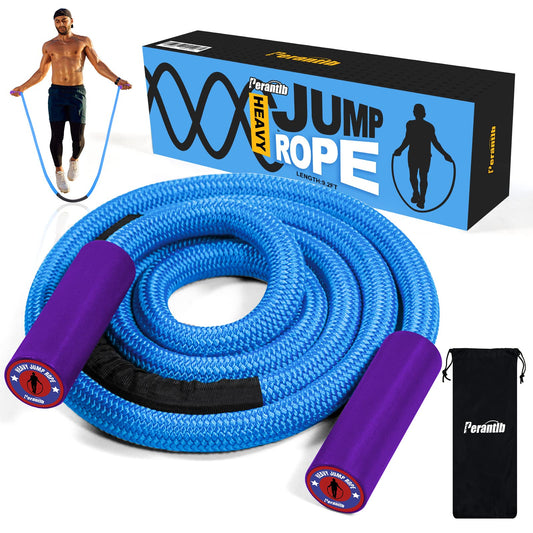 Weighted Jump Ropes with 360 Degree Rotation Handle.1 Inch 2.7LB Heavy Jump Rope for men and women,jump ropes for fitness