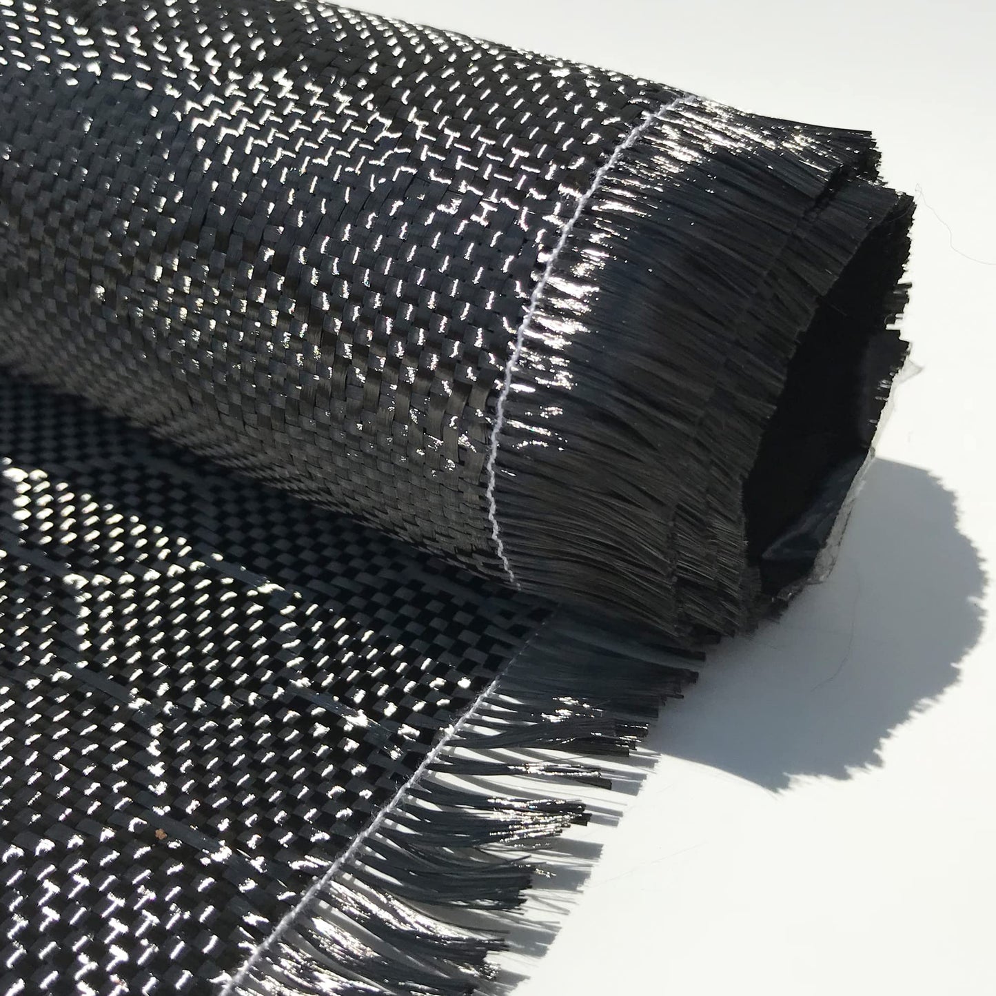 (5 ft - 10 ft Rolls) KARBXON - 1 Meter Wide (39.8 in) - Carbon Fiber - Beehive Weave Fabric - Black - 3K - 240g/meter - Advanced Tech Fiber Cloth Fabric - Wide Hemmed Fabric for Repair, DIY Projects