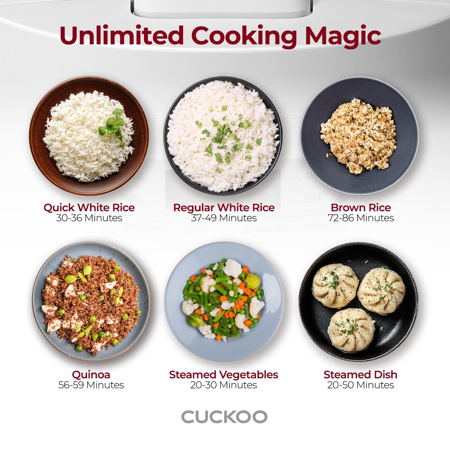 6-Cup / 1.5 Qt. (Uncooked) Micom Rice Cooker and Warmer, Steamer basket, 11 Operating Modes: White Rice, Brown Rice & More, Nonstick Inner Pot, Made in Korea, Small Rice Cooker, Multi Cooker, CR-0641F