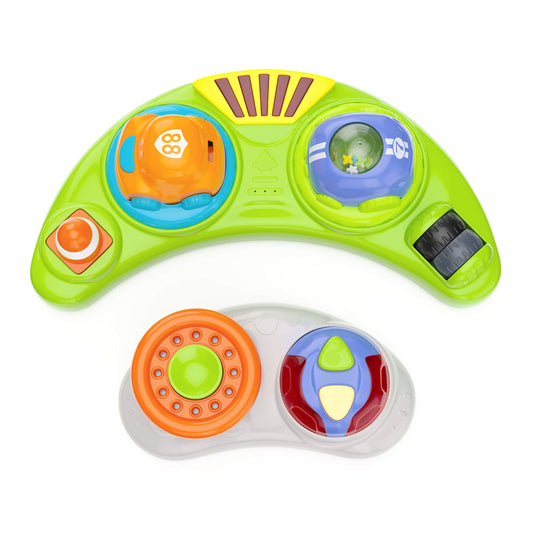 Storkcraft 3-in-1 Activity Walker and Rocker with Jumping Board and Feeding Tray, Interactive Walker with Toy Tray and Jumping Board for Toddlers and Infants, Green